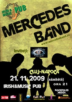 Mercedes Band afis CLuj