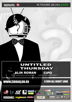 Thursday 17 December Alin Roman Cipo @ Zebra Club Bacau