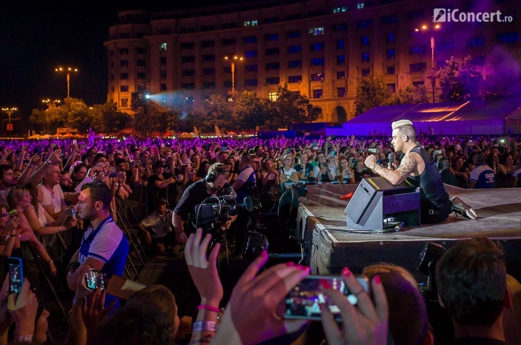 Robbie Williams în concert la Bucureşti - Foto: Daniel Robert Dinu / iConcert.ro