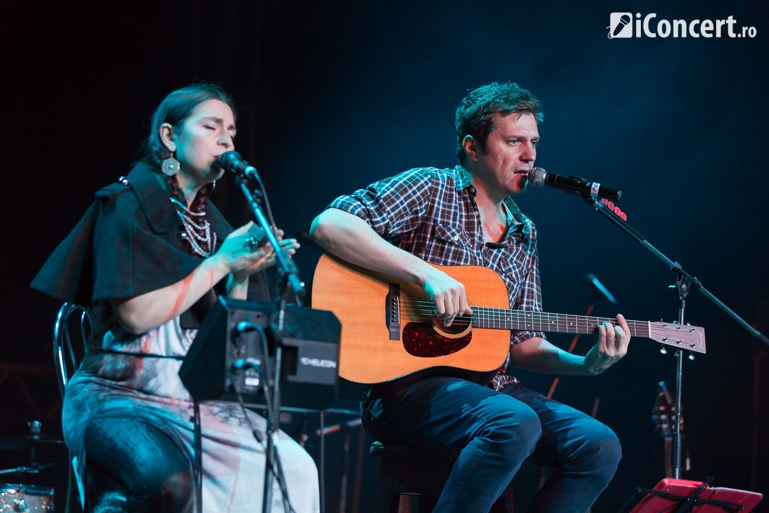 Dan Byron şi Luiza Zan, în concert în deschiderea show-ului Hindi Zahra - Foto: Daniel Robert Dinu / iConcert.ro